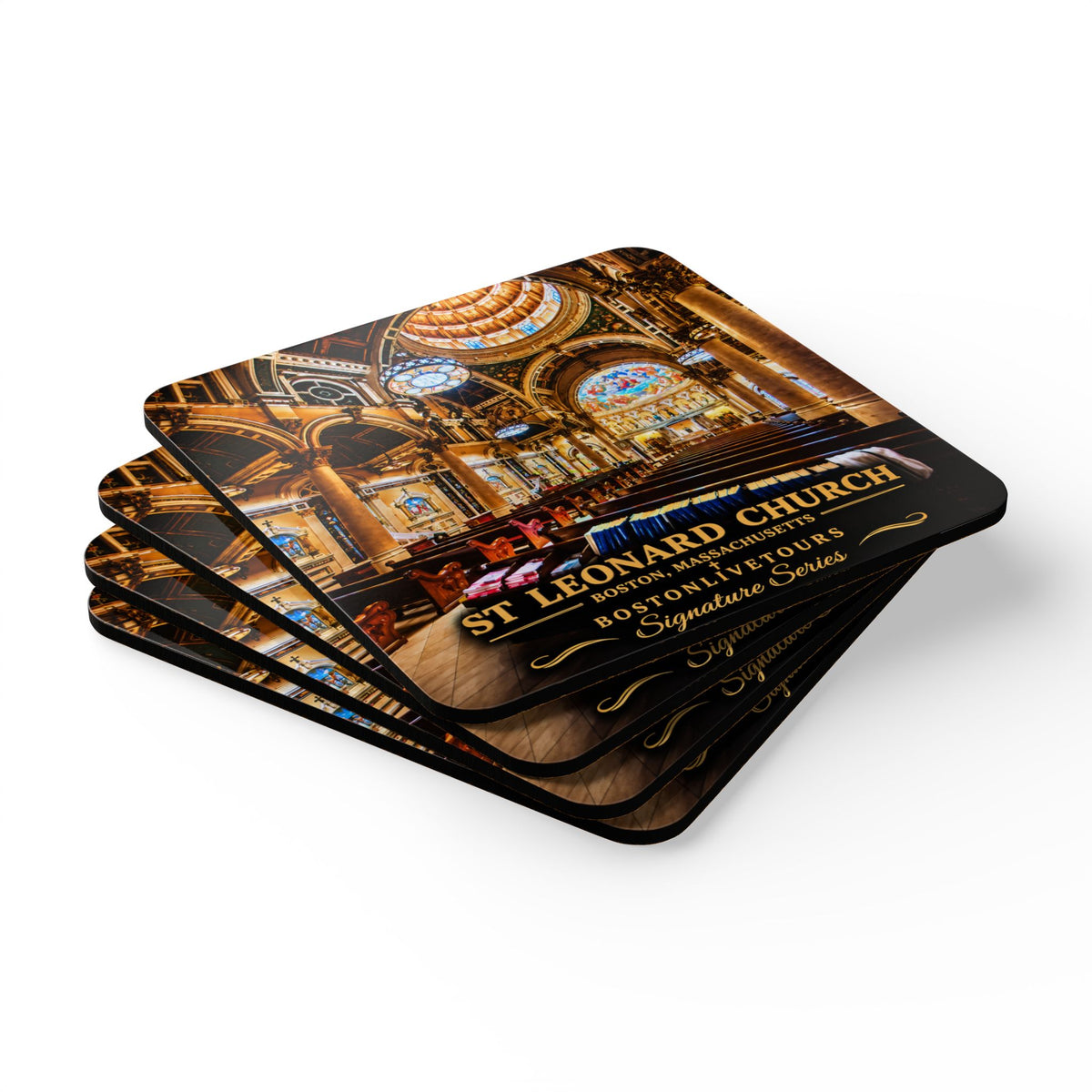 St. Leonards Church Cork-Back Coaster — Vintage  Design