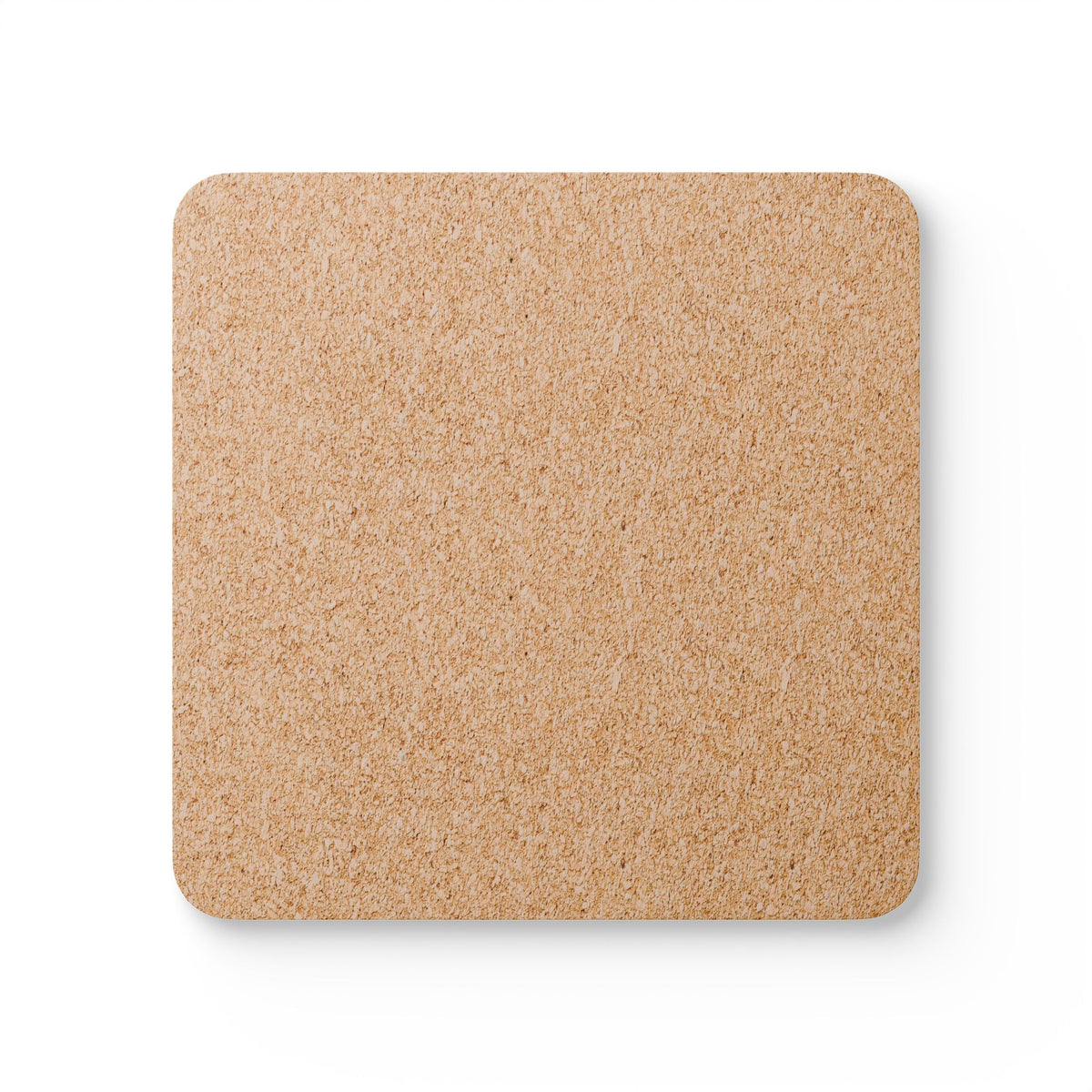 Chinatown Skyline Cork-Back Coaster — Vintage Black & Gold Lantern Design