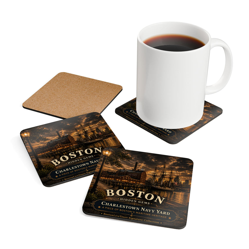 Charles Town Navy Yard-Back Coaster — Vintage  Design