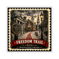 Freedom Trail Sticker — Vintage Boston Landmark Kiss-Cut Sticker