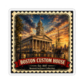 Boston Custom House— Vintage Boston Landmark Kiss-Cut Sticker