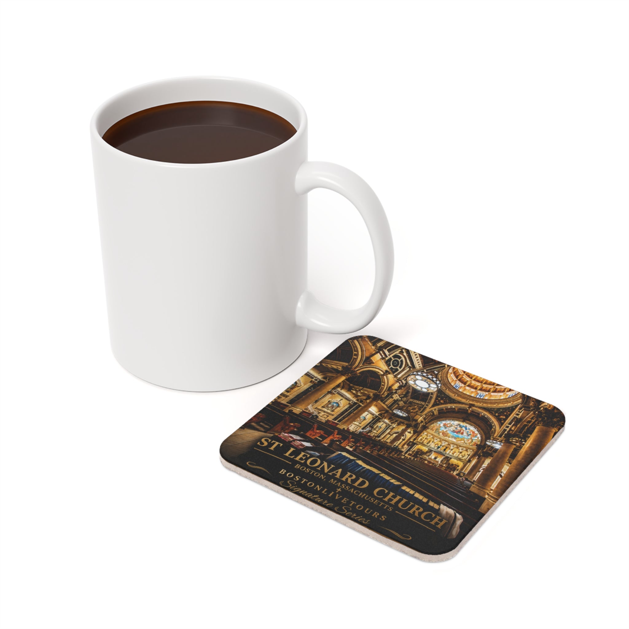 St. Leonards Church Cork-Back Coaster — Vintage  Design