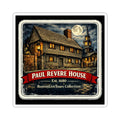 Paul Revere House Sticker — Vintage Boston Landmark Kiss-Cut Sticker (Est. 1680)