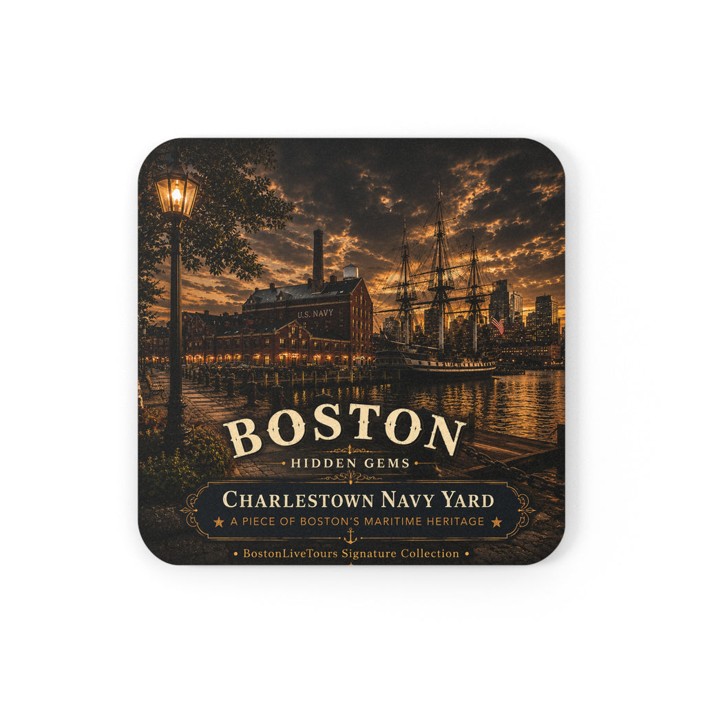 Charles Town Navy Yard-Back Coaster — Vintage  Design