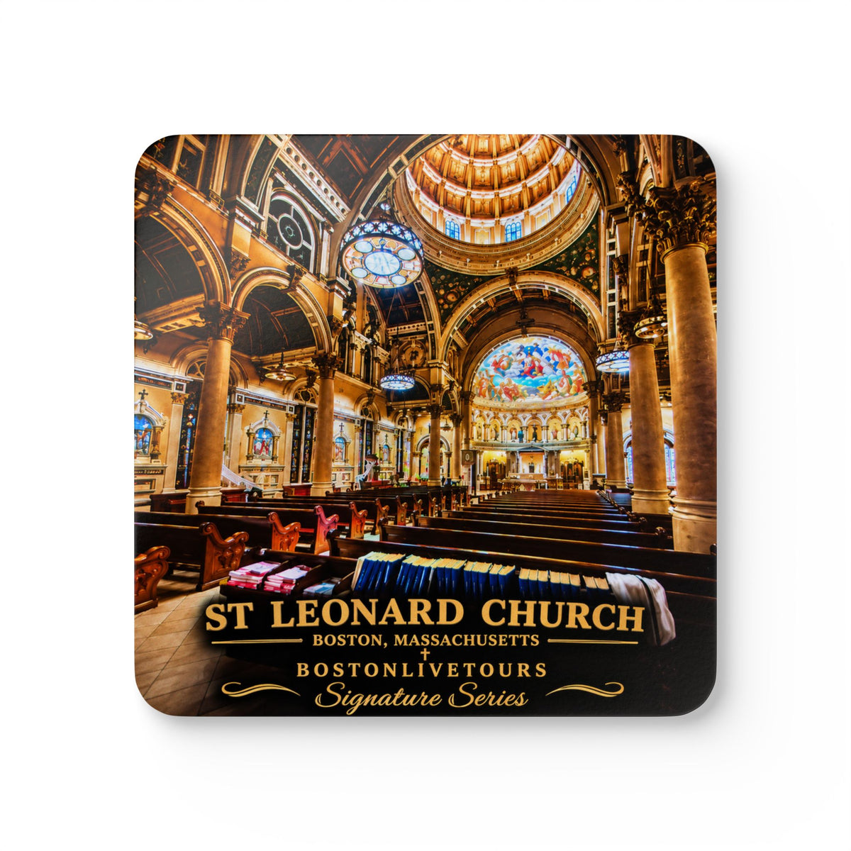 St. Leonards Church Cork-Back Coaster — Vintage  Design