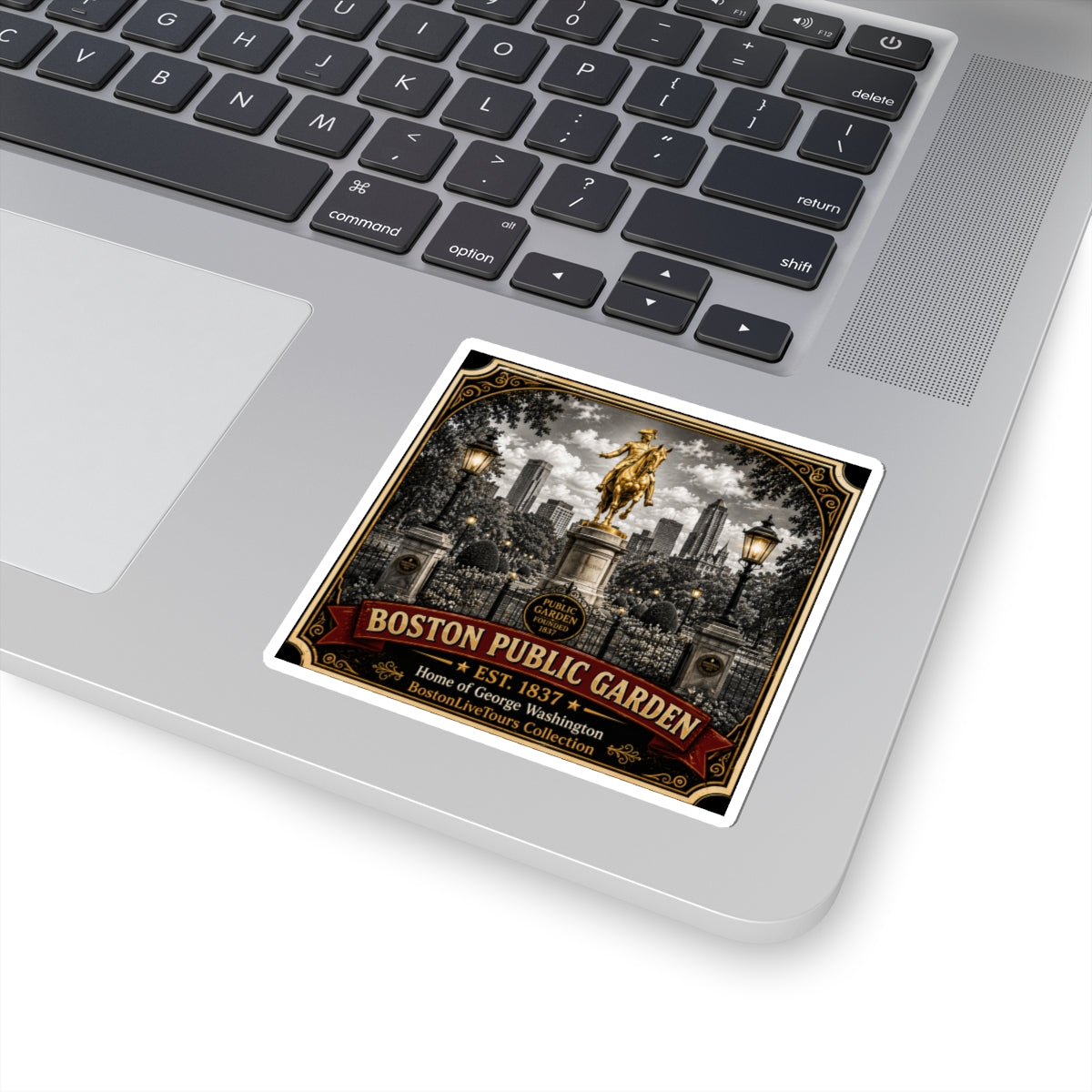 Freedom Trail Sticker — Vintage Boston Landmark Kiss-Cut Sticker